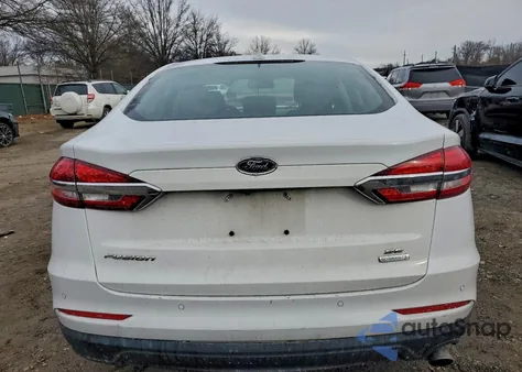 2019 Ford Fusion Se из США, поврежденный, VIN 3FA6P0HDXKR186135